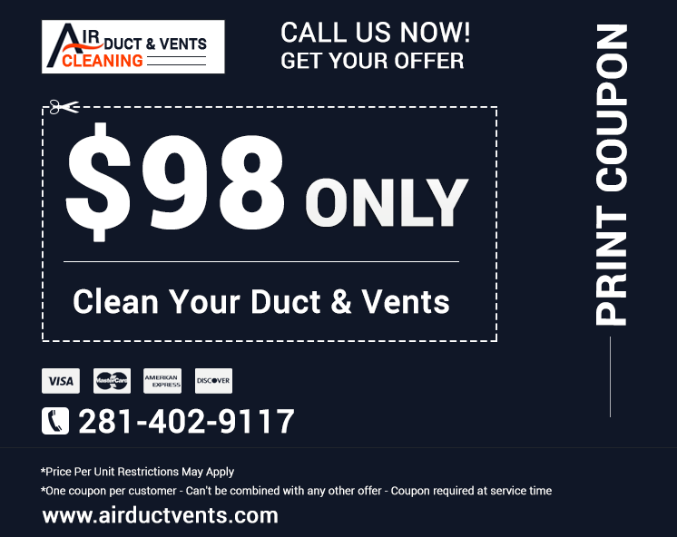 Air Duct Vents Cleaning TX Printable Coupon